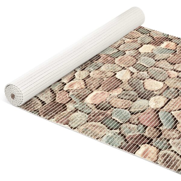 Badematte Weichschaummatte Kieselsteine Mehrfarbig Breite 80cm Meterware Schaummatte Bad