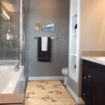 Badematte Weichschaummatte Badläufer Weichschaum Maritim Delfine Beige Breite 65cm