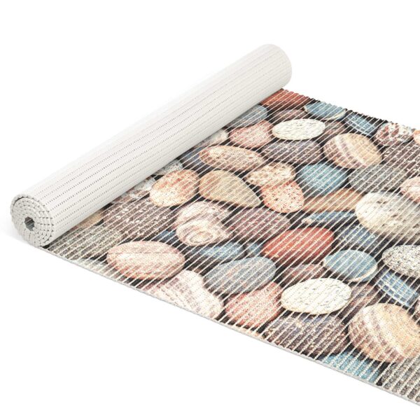 Weichschaummatte Badematte Badteppich Steine Kiesel Mehrfarbig Breite 80cm Meterware