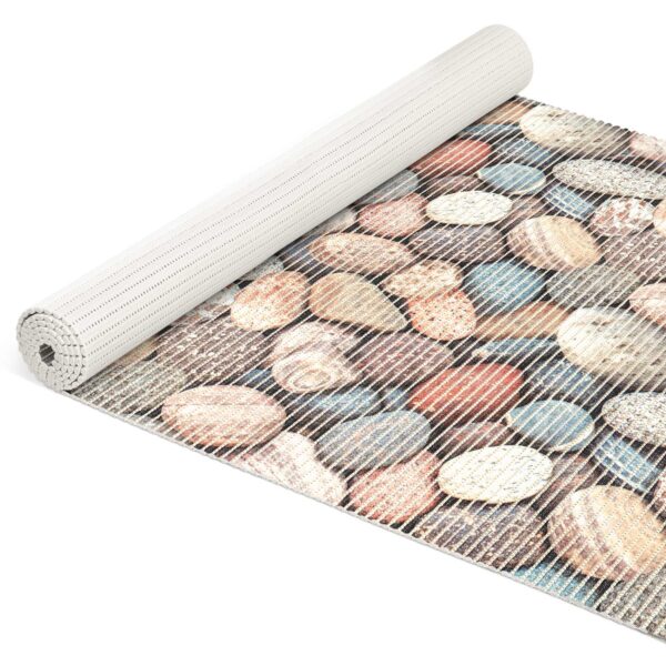 Weichschaummatte Badematte Badteppich Steine Kiesel Mehrfarbig Breite 80cm Meterware