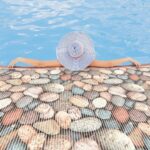 Weichschaummatte Badematte Badteppich Steine Kiesel Mehrfarbig Breite 80cm Meterware
