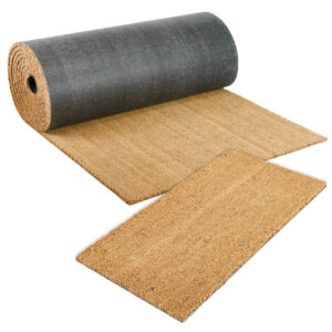 Kokosmatte Fußmatte Türmatte Eco-Natur Meterware Beige Breite 100cm