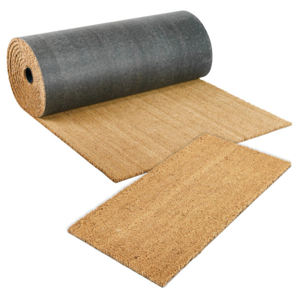 Kokosmatte Fußmatte Türmatte Eco-Natur Meterware Beige Breite 100cm