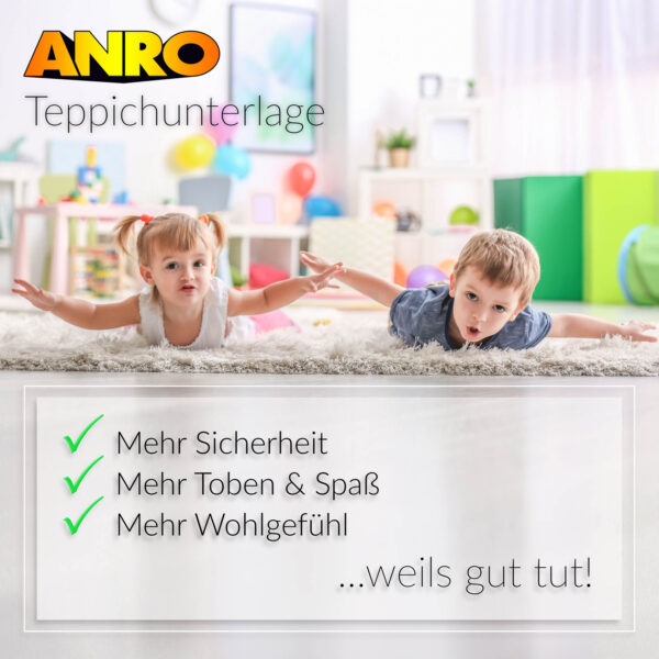 Teppichunterlage Antirutschunterlage Teppichstopp Antirutschnetz Weiss 4 Breiten