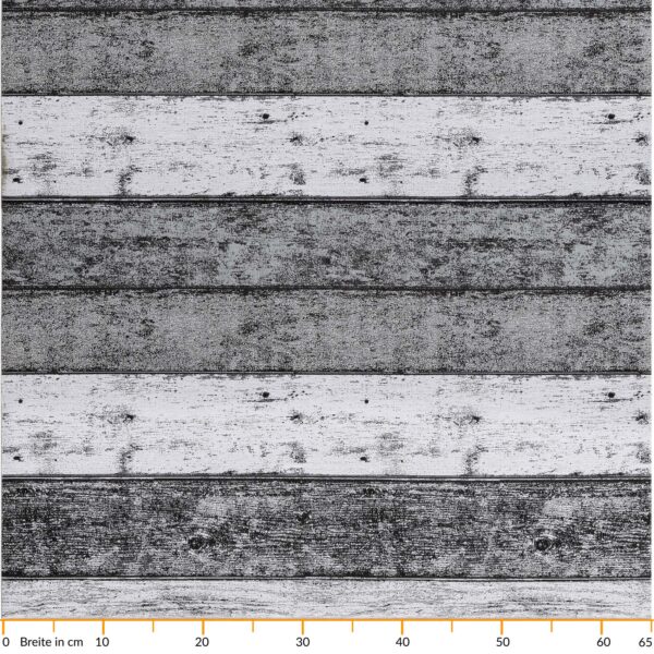 Küchenteppich Küchenläufer Wood Industry Holz Grau Breite 65cm Teppichläufer