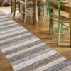 Küchenläufer Küchenteppich pflegeleicht – Wood Industry Holz Braun Breite 65cm