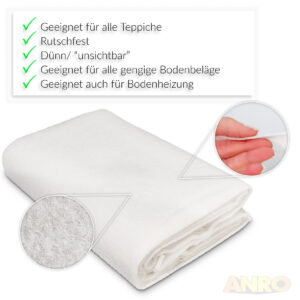 Antirutschmatte Teppich Teppichunterlage Teppichstopper rutschfest Meterware