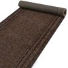 Meterware Läufer Pflegeleicht günstig Flur Teppich Braun 67cm Breit