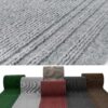 Teppichläufer Pflegeleicht Läufer Flur Schmutzfangmatte Küche Teppich Grau 67cm Breit