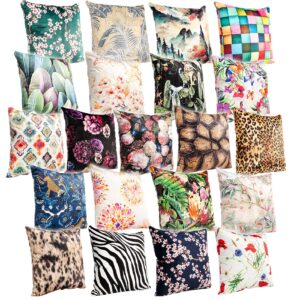 Dekokissen Kissenbezug Sofakissen Kissenhülle Zierkissen Polyester Mikrofaser 21 Deisgns 2 Größen