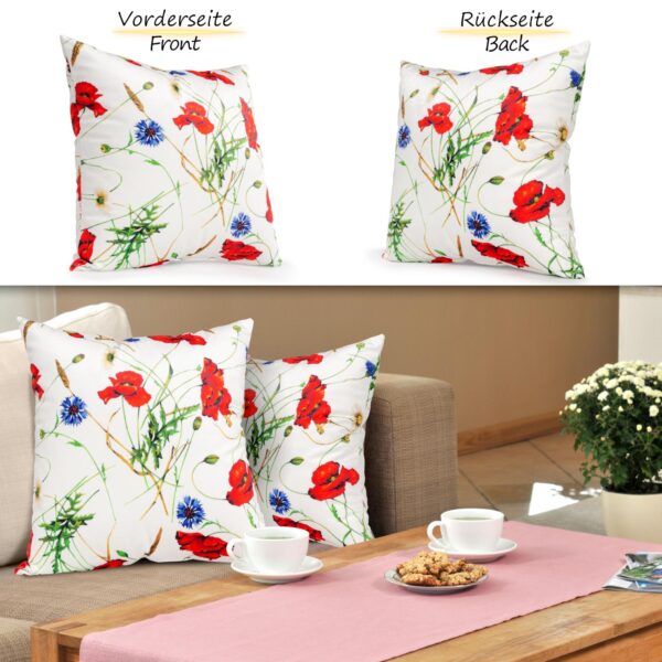 Dekokissen Kissenbezug Sofakissen Kissenhülle Zierkissen Polyester Mikrofaser 21 Deisgns 2 Größen