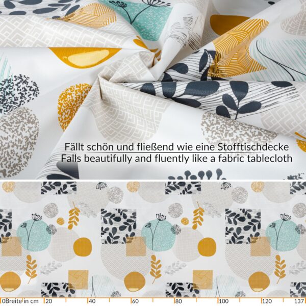 Wachstuch Tischdecke abwaschbar Wachstischdecke Louise PVC frei abwaschbar