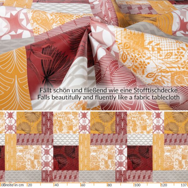 Wachstuch Tischdecke abwaschbar Wachstischdecke Chloe PVC frei