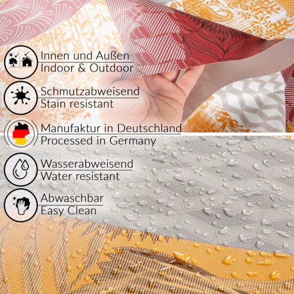 Wachstuch Tischdecke abwaschbar Wachstischdecke Chloe PVC frei