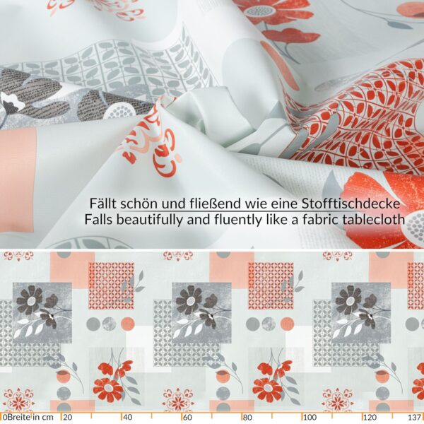 Wachstuch Tischdecke abwaschbar Wachstischdecke Lola PVC frei
