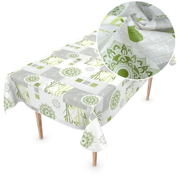 Wachstuch Tischdecke abwaschbar Wachstischdecke Ines PVC frei