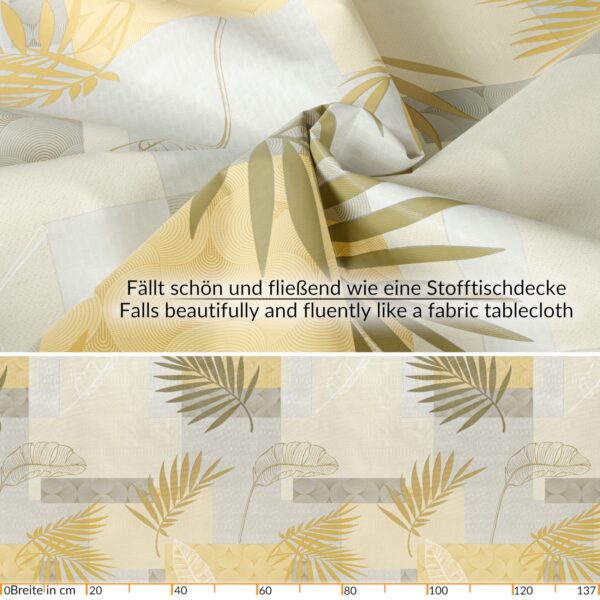 Wachstuch Tischdecke abwaschbar Wachstischdecke Lina PVC frei