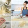 Wachstuch Tischdecke abwaschbar Wachstischdecke Lina PVC frei