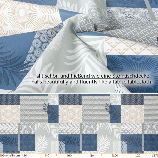 Wachstuch Tischdecke abwaschbar Wachstischdecke Camille PVC frei