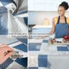 Wachstuch Tischdecke abwaschbar Wachstischdecke Camille PVC frei