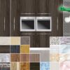 Klebefolie Möbelfolie matt selbstklebende Dekofolie Möbel 0,45x2m PVC-frei