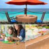 Wachstuch Tischdecke Wachstischdecke Mathilda Hellbraun Outdoor Tischdecke abwaschbar Gartentischdecke