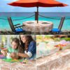 Wachstuch Tischdecke Wachstischdecke Katrin Beige abwaschbare Tischdecke Outdoor