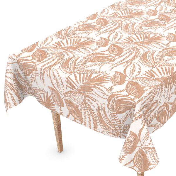 Wachstuch Tischdecke Wachstischdecke Katrin Beige abwaschbare Tischdecke Outdoor