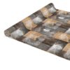 WachstuchTischdecke abwaschbar Wachstischdecke Landhaus Holz Herz Rustikal Braun pflegeleicht