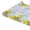 Abwaschbare Tischdecke Wachstuch Wildfeld Blumen Heide Mehrfarbig pflegeleicht Wachstuchtischdecke Gartentischdecke