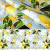 Wachstuch Tischdecke Wachstischdecke Gartentischdecke Lemon Zitrone Gelb Outdoor Tischdecke für draußen