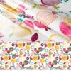 Wachstuch Wachstuchtischdecke Fruchtgarten abwaschbar Gartentischdecke Tischdecke Outdoor