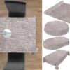 Wachstuch Tischdecke Outdoor Gartentischdecke Leinenoptik Beige Wachstischdecke