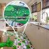 PVC Läufer für Flur Küche Bad – Isolierend Fliesengarten Mehrfarbig 80cm Breit
