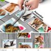 Läufer Küchen Teppich PVC rutschfest Textil abwaschbar Hundemotiv Mehrfarbig 80cm Breit
