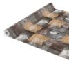 Tischdecke Holz Rustikal Herz Liebe Braun pflegeleicht abwaschbar Wachstuch Wachstuchtischdecke