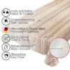 Wachstuchtischdecke Wachstuch Tischdecke abwaschbar Flecht Jute Optik Beige pflegeleicht