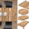 Tischdecke Wachstuch Holz Industrie Brett Industry Beige pflegeleicht abwaschbar Wachstuchtischdecke