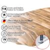 Tischdecke Wachstuch Holz Industrie Brett Industry Beige pflegeleicht abwaschbar Wachstuchtischdecke