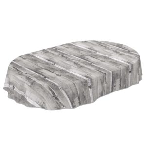 Tischdecke Wachstuch Holz Industrie Brett Industry Grau pflegeleicht abwaschbar Wachstuchtischdecke