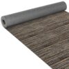 Küchenläufer Teppich Linien Braun Breite 65cm Teppichläufer