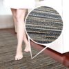 Küchenläufer Teppich Linien Braun Breite 65cm Teppichläufer