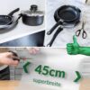 Antirutsch Einlage Schubladeneinlage genoppt Schubladenmatte schützend Transparent – Milchig