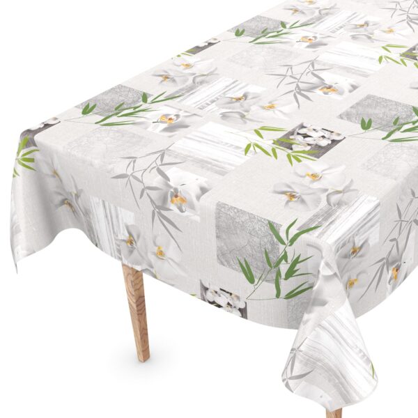 Wachstuch Tischdecke Wachstischdecke Orchidee Spa abwaschbare Tischdecke Outdoor Gartentischdecke