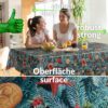Weihnachtstischdecke Wachstuch Tischdecke abwaschbar Wachstischdecke Tannenbaum
