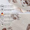 Wachstuch Tischdecke abwaschbar Wachstischdecke Meterware Coffee Time Outdoor Tischdecke Gartentischdecke