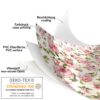 Wachstuchtischdecke abwaschbare Tischdecke Outdoor Natalie Blumen Gartentischdecke wetterfest