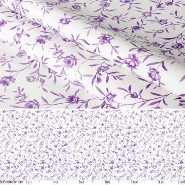 Wachstuch Tischdecke abwaschbar Wachstischdecke Violetta Lila Gartentischdecke Outdoor Indoor