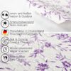 Wachstuch Tischdecke abwaschbar Wachstischdecke Violetta Lila Gartentischdecke Outdoor Indoor