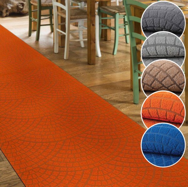 Teppich Läufer Küchenläufer Premium 3-Schicht Boden gummiert Läufer waschbar Davis Breite 67cm